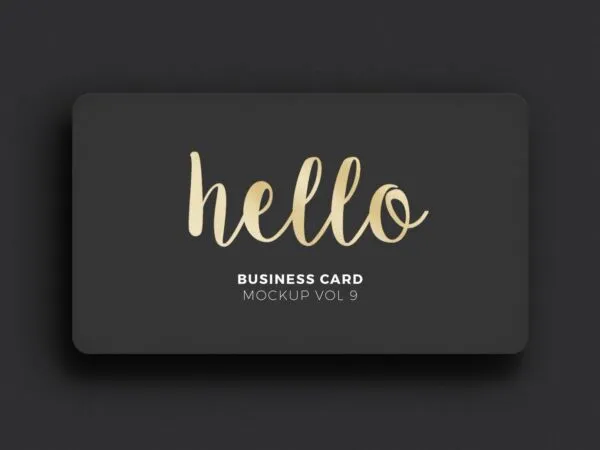 Stylish Business Card Mockup 1
