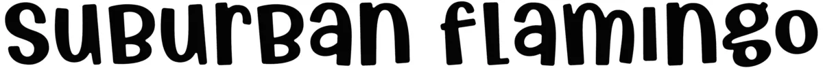 Suburban Flamingo Font 1