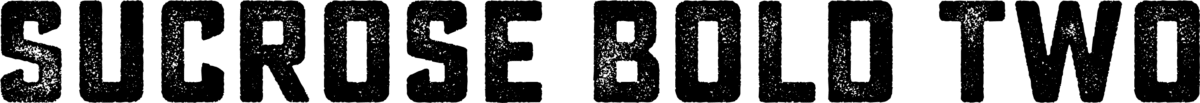 Sucrose Bold Two Font 1