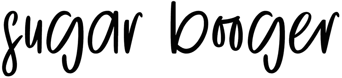 Sugar Booger Font 1