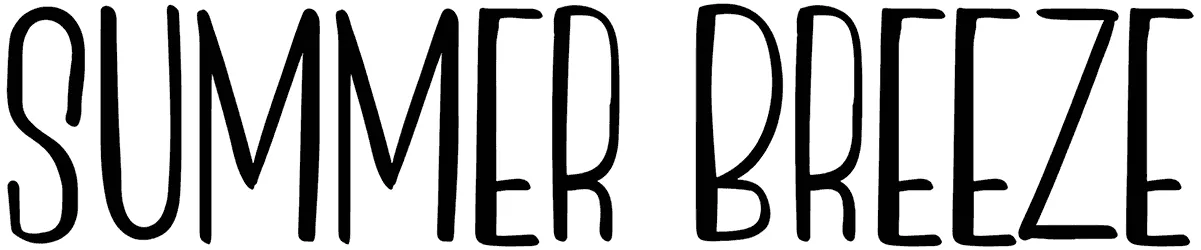 Summer Breeze Font 1