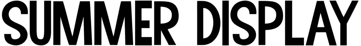 Summer Display Font 1
