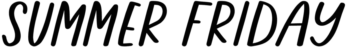 Summer Friday Font 1