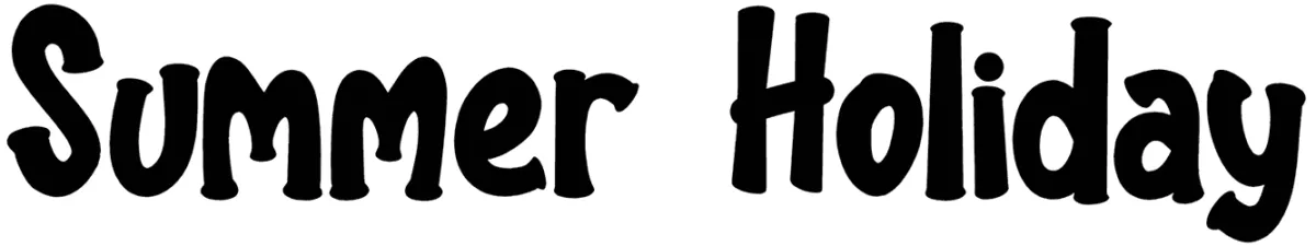Summer Holiday Font 1