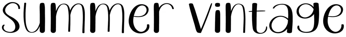 Summer Vintage Font 1