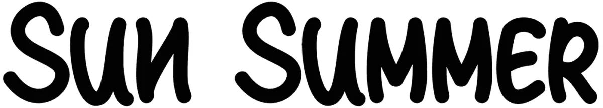 Sun Summer Font 1