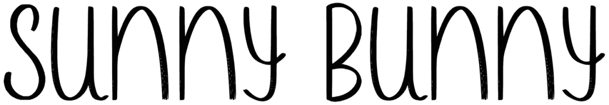 Sunny Bunny Font 1