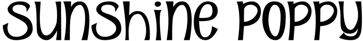 Sunshine Poppy Font 1