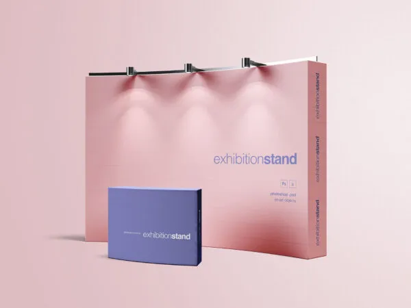 Super Realistic Exhibition Stand Mockup 1