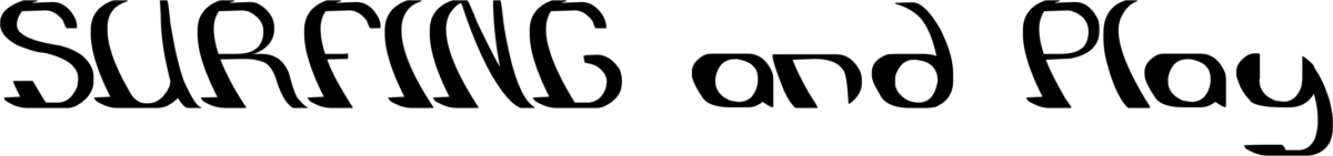 Surfing and Play Font 1