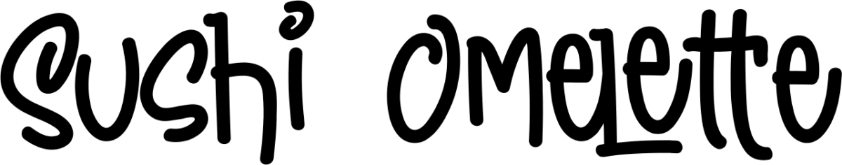 Sushi Omelette Font 1