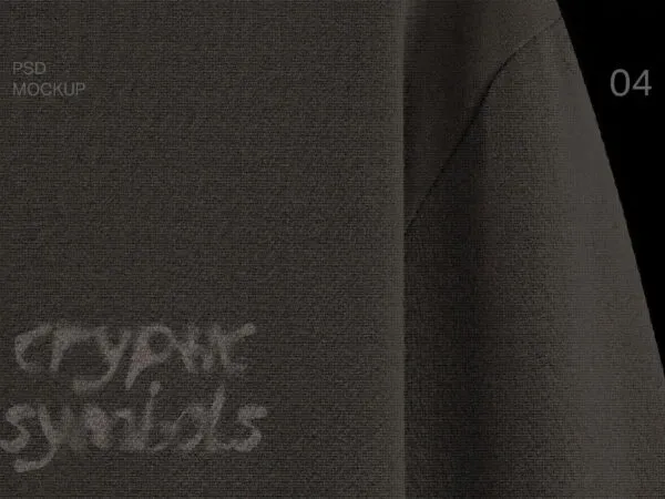 Sweatshirt Fabric Closeup Mockup 1