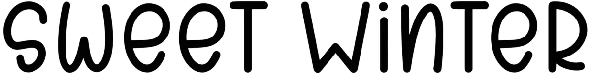 Sweet Winter Font 1