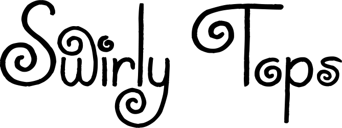 Swirly Tops Font 1