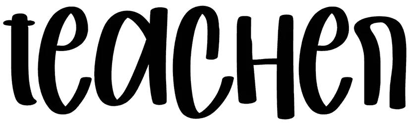 Teacher Font 1