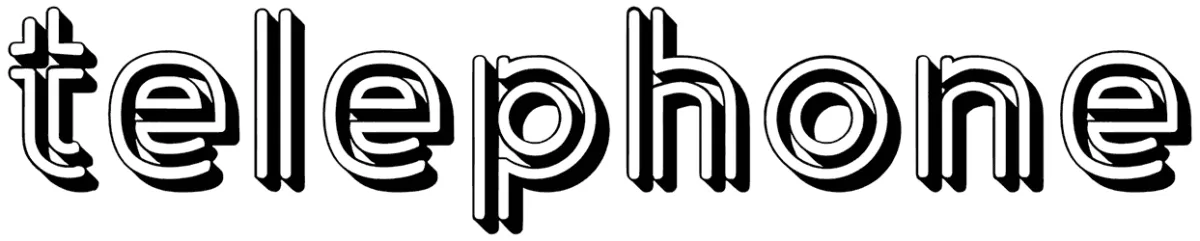 Telephone Font 1