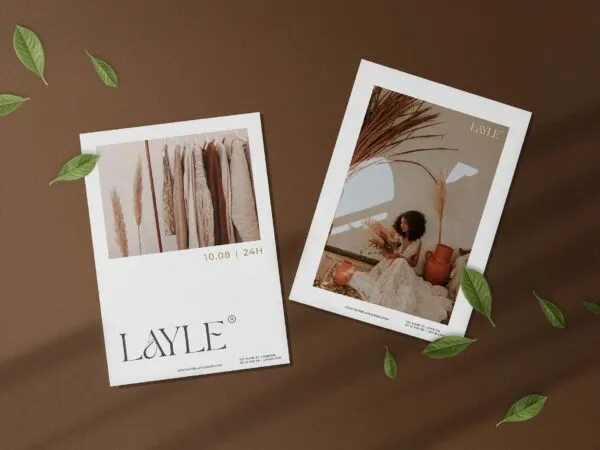 Tender Flyer Mockup in Perspective Sight 1