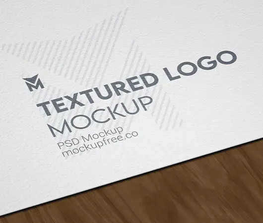 Textured Logo Mockup 1