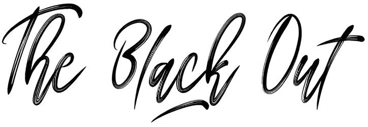 The Black Out Font 1