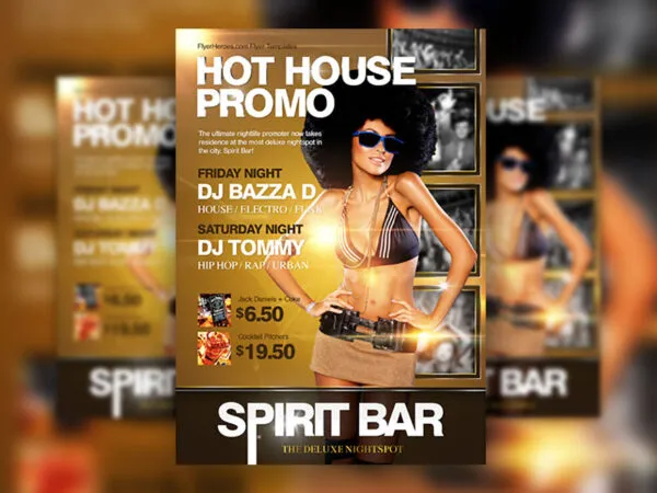 The Deluxe Nightclub Flyer Template 1