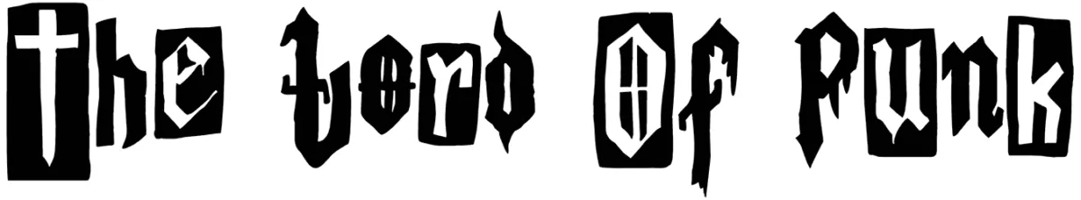 The Lord Of Punk Font 1