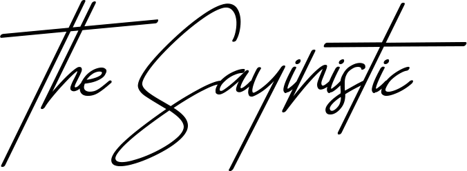 The Sayinistic Font 1