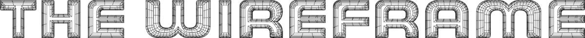 The Wireframe Font 1
