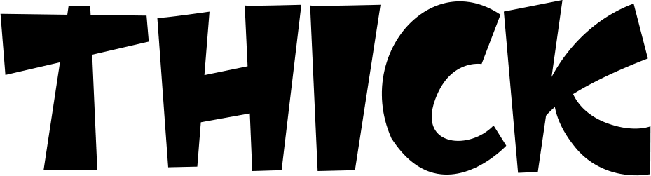 Thick Font 1