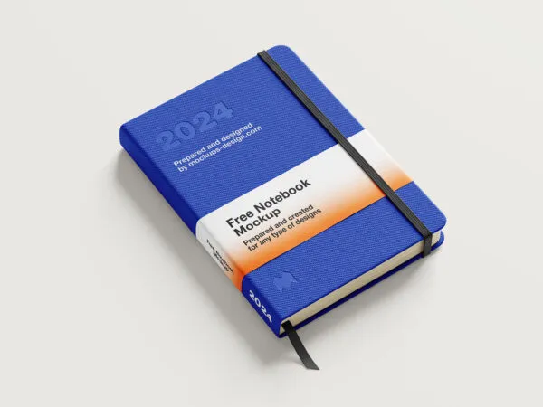 Thick Notebook Mockup in 6 Varied Views 1
