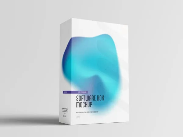 Thick Software Box Mockup 1
