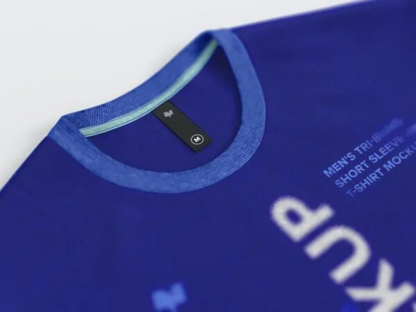 Thin Label Mockup on Mens T Shirt 1