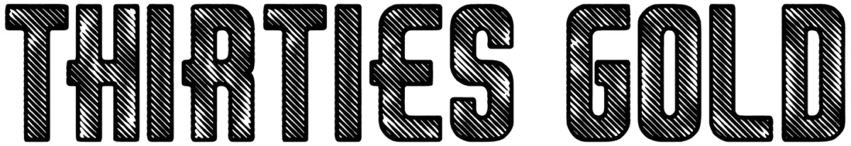 Thirties Gold Font 1