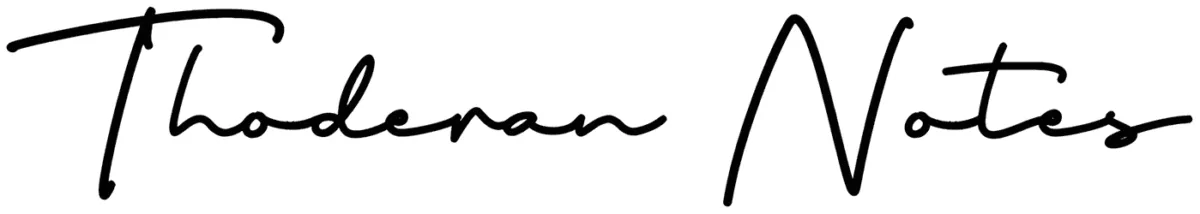 Thoderan Notes Font 1