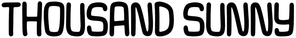 Thousand Sunny Font 1