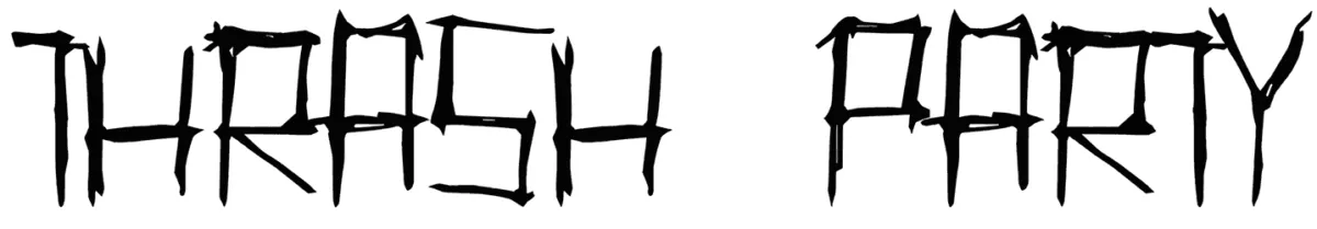 Thrash Party Font 1