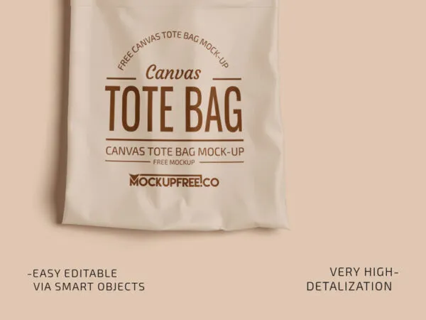 Three Canvas Tote Bag Mockups 1