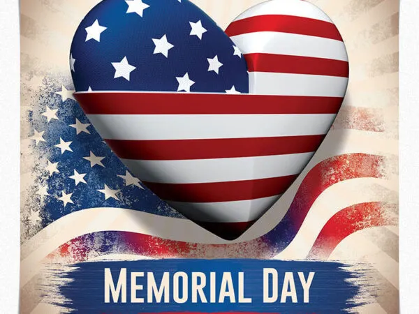 Three Classic Memorial Day Flyers Templates 1