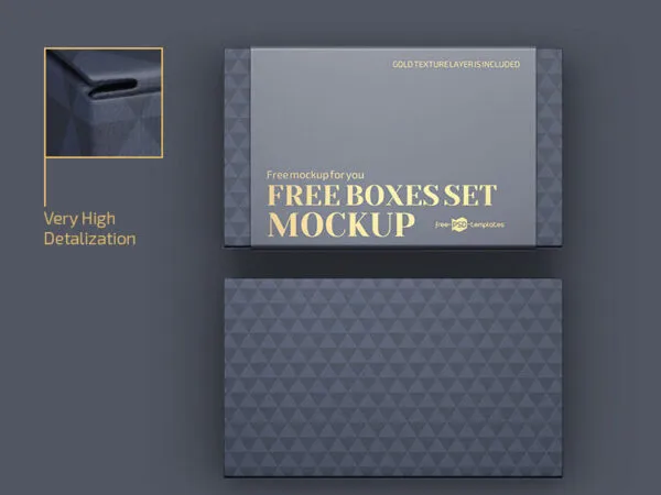 Three Classy Boxes with Sleeves Mockups 1