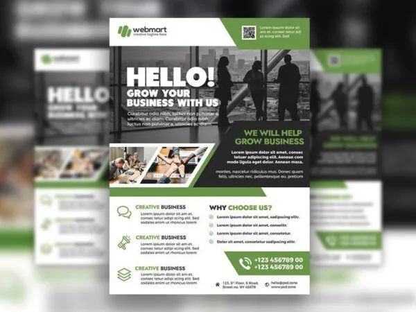 Three Clean Corporate Business Flyer Templates 1 1