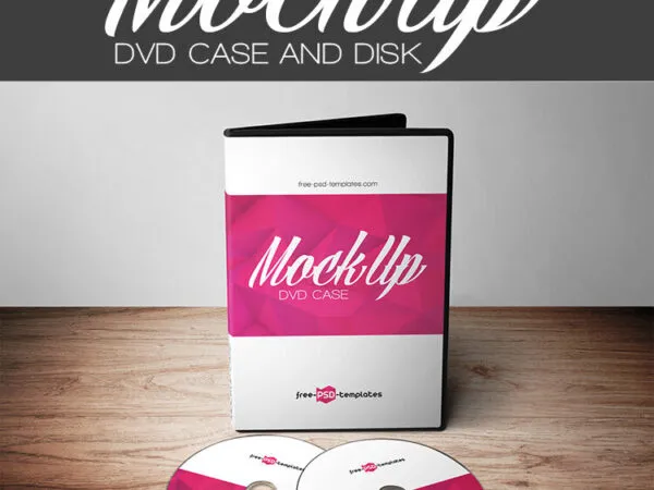Three DVD and DVD Case Mockups 1