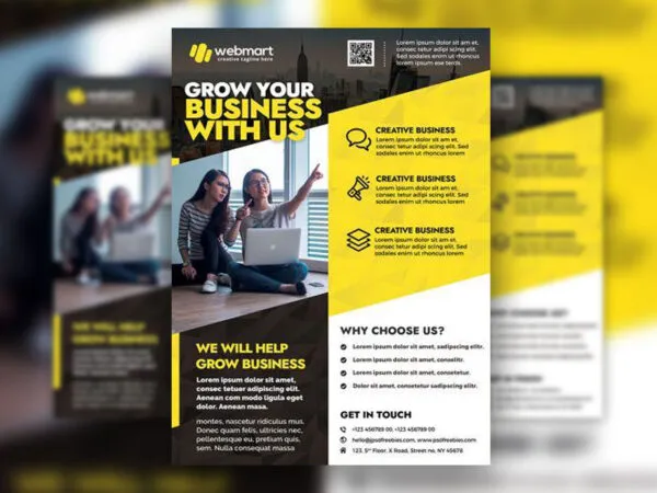 Three Different Color Modern Corporate Business Flyer Templates 1