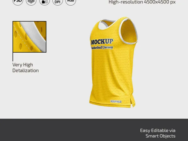 Three Isolated Life Like Basketball Jersey Mockups 1