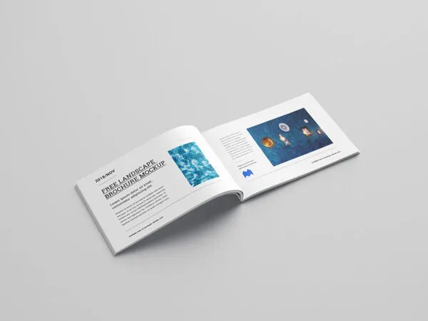 Three Landscape Brochure Mockup 1