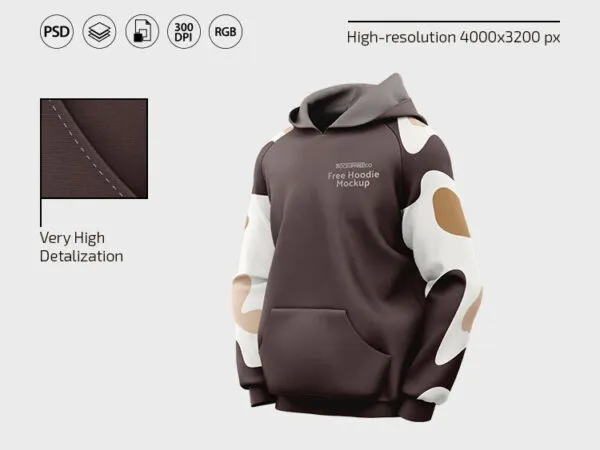 Three Mens Pullover Hoodie Mockups 1