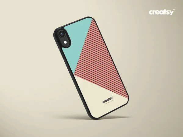 Three Mockups Showcasing iPhone XR Cases 1