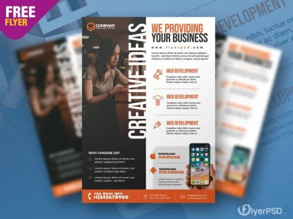 Three Modern Business Flyer Templates 1