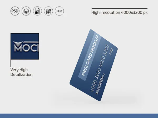 Three Modern Card with Curved Edges Mockups 1