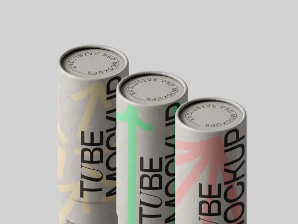 Three Paper Tube Mockups 1