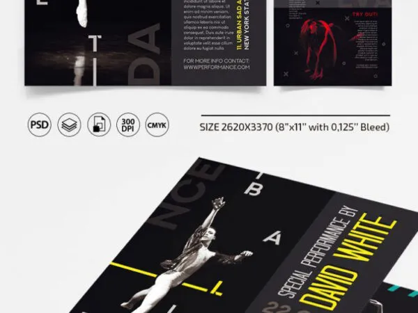 Three Professional Ballet Flyer Templates 1