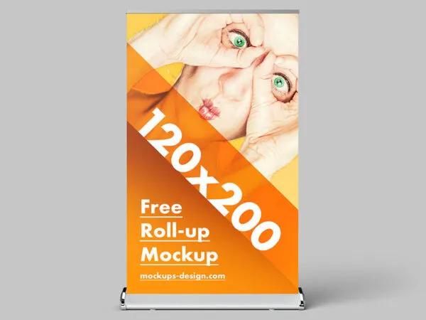 Three Roll Up Mockup 1
